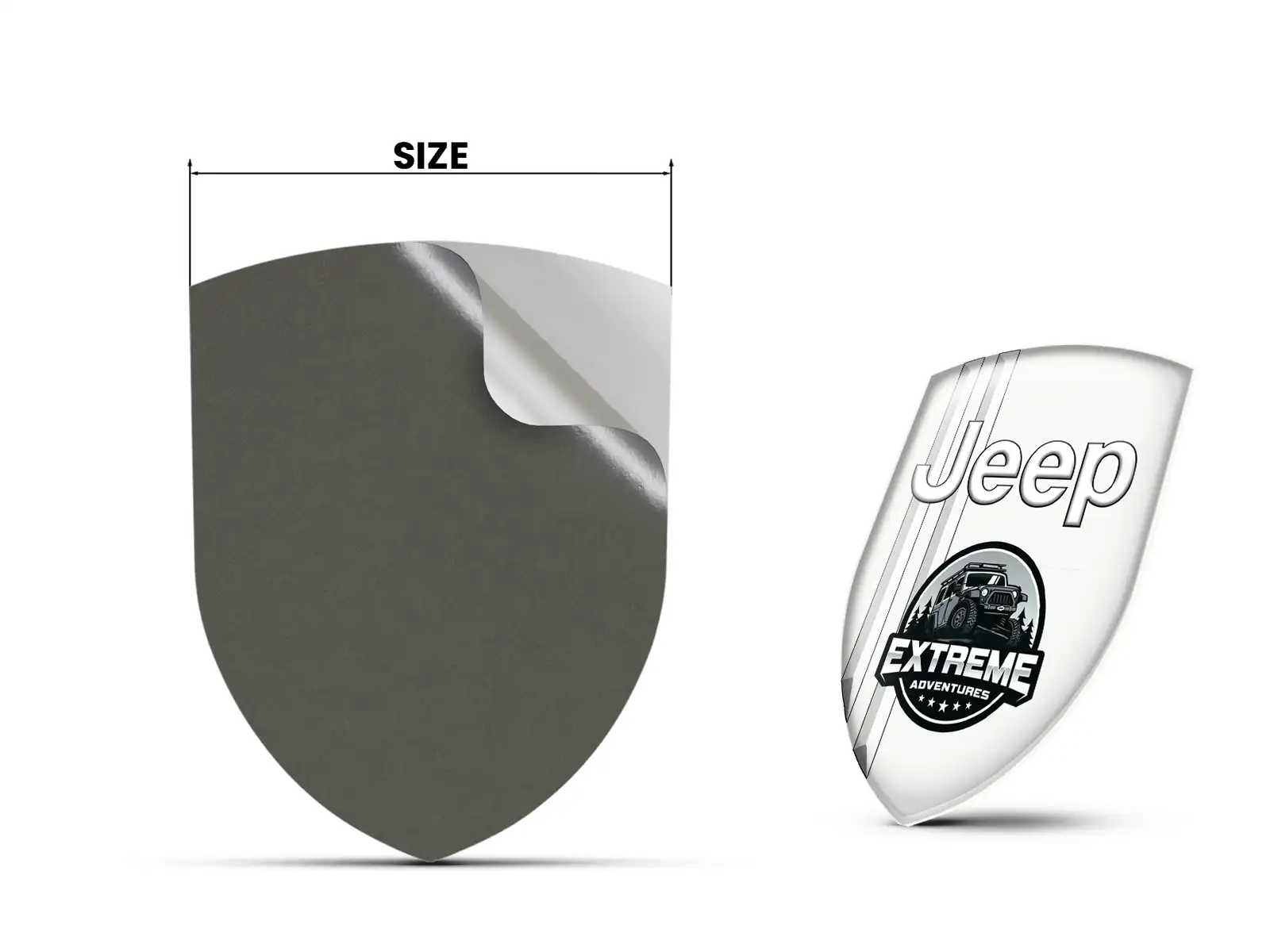 Jeep Silikonaufkleber Professionell Anpassbar Design